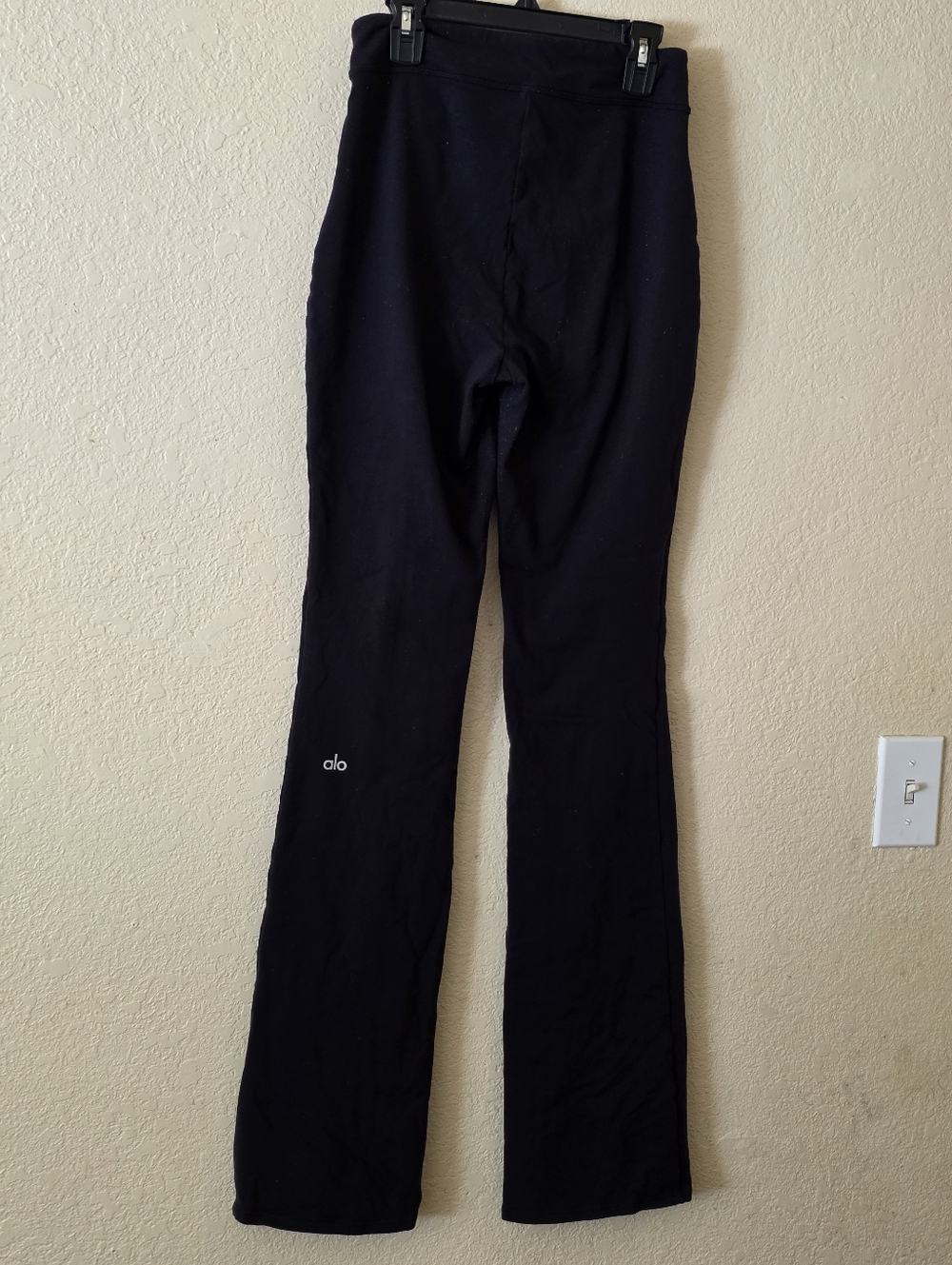 Alo Black Flare Legging Size M